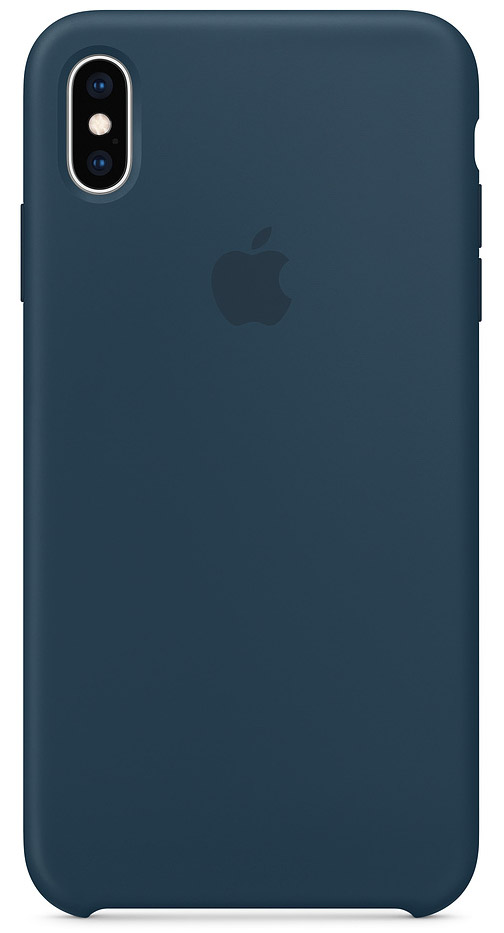Чехол Silicone Case качество Lux для iPhone Xs Max тихий океан в Тюмени